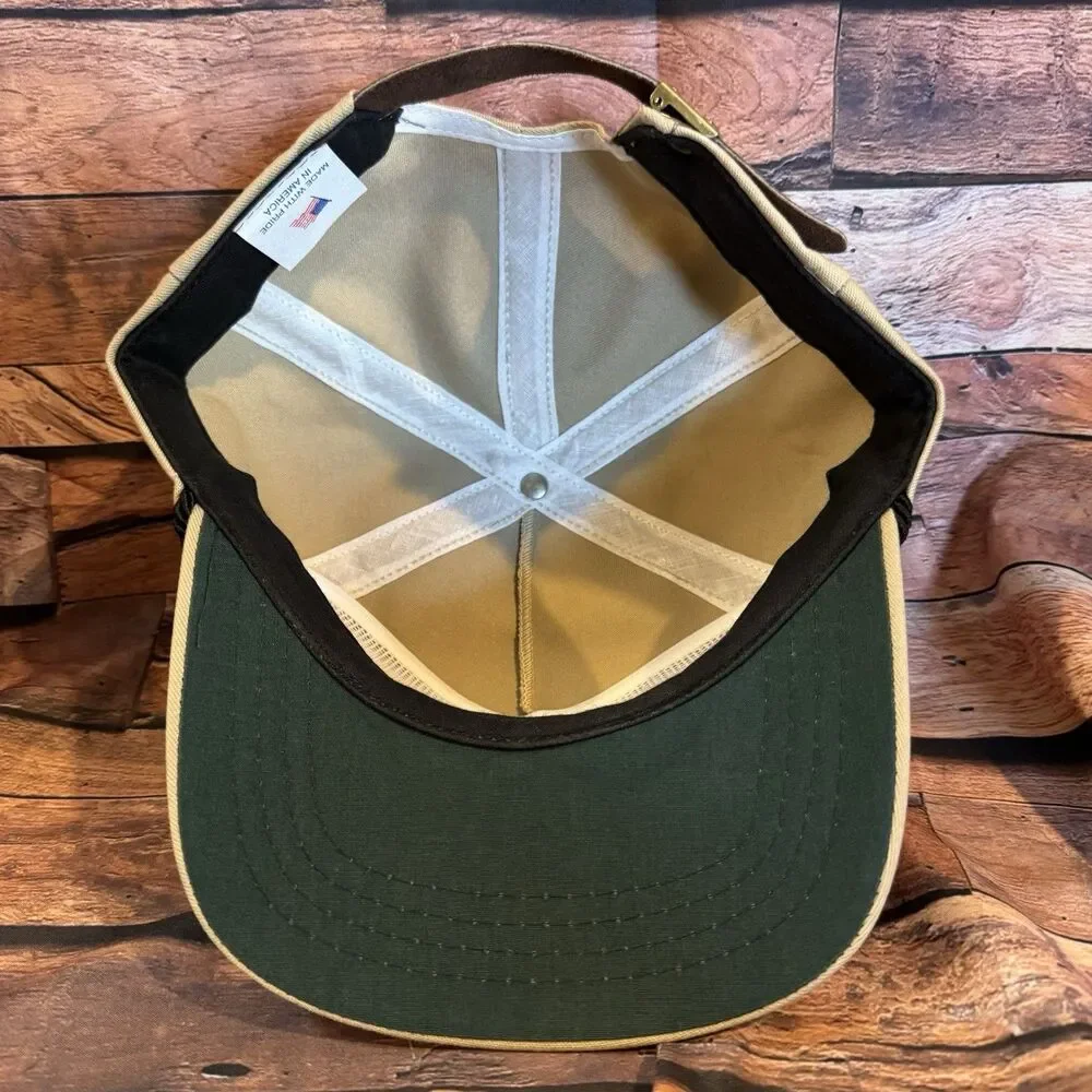 Vintage SPS Southwestern Public Service Company Hat Made USA Leather Strap Back